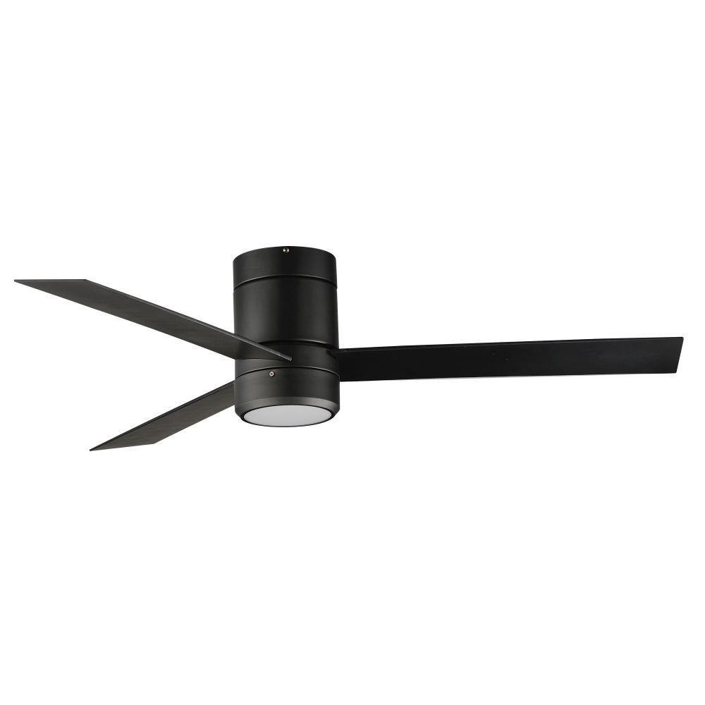 Tanker 3 Blade Hugger Ceiling Fan with Light Kit 52 Inch Wide by Maxim  - 88803
