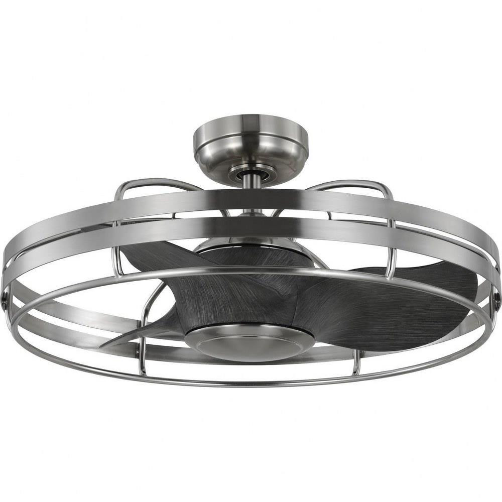 Bastrop 3 Blade Ceiling Fan with Wall Bracket 26 Inches Wide by Progress  - P250096