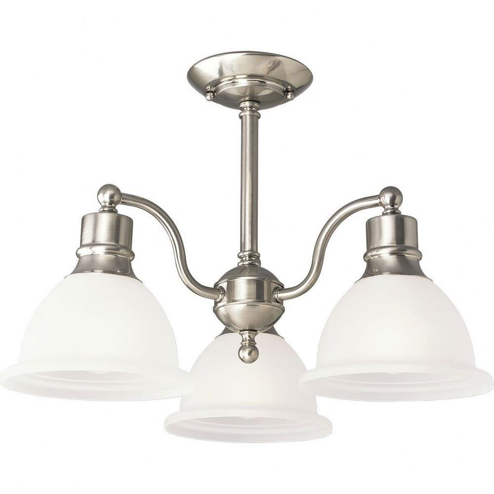 Madison 3 Light 20.75 Inch Wide Semi Flush Mount by Progress - P3663