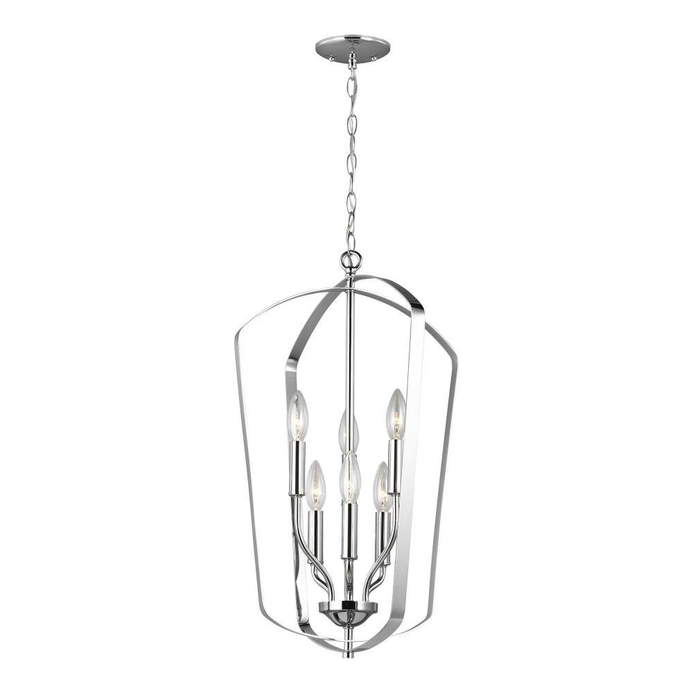 Romee 6 Light Small Foyer Chandelier by Generation Lighting - 5134906