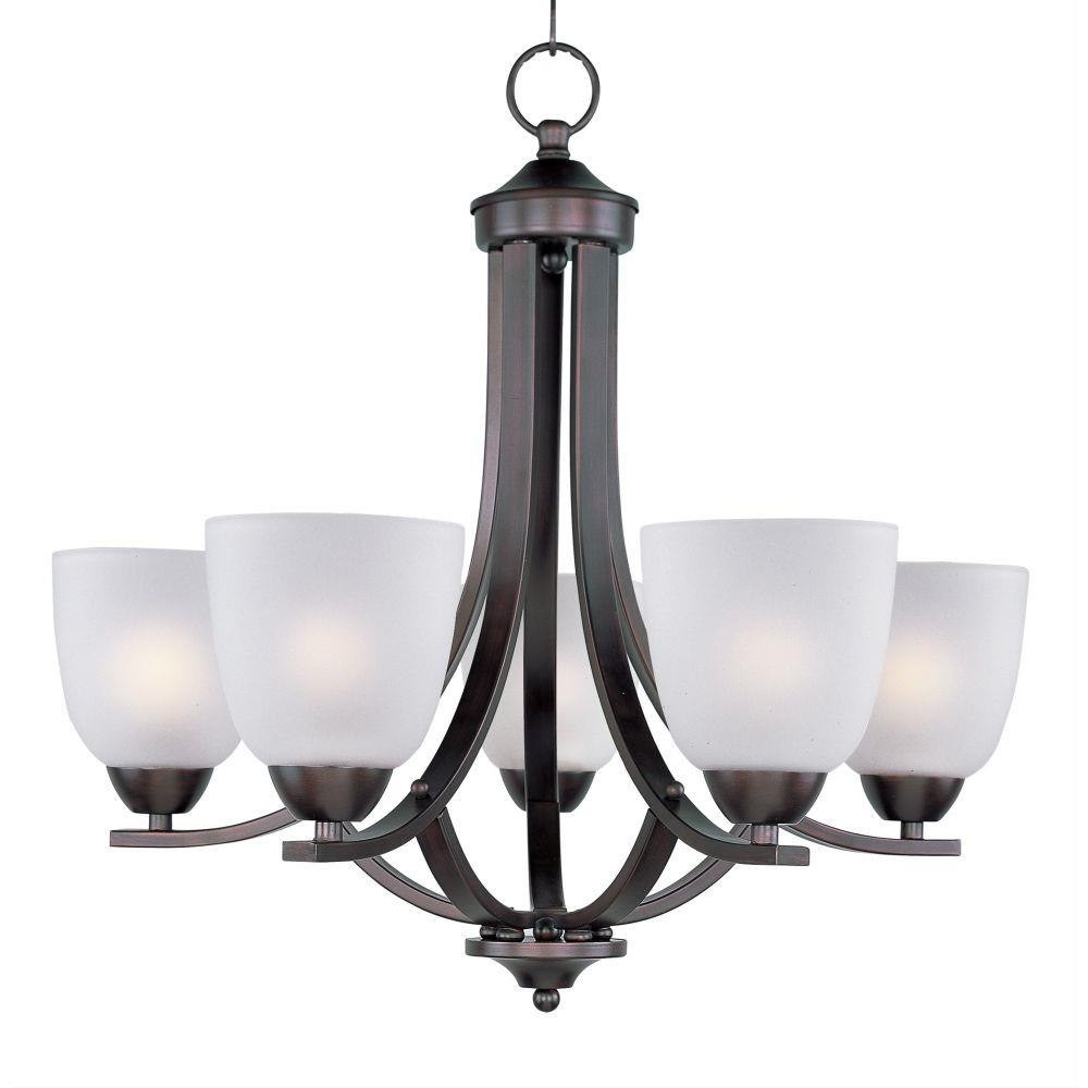 Axis 5 Light Medium Chandelier by Maxim - 11225F