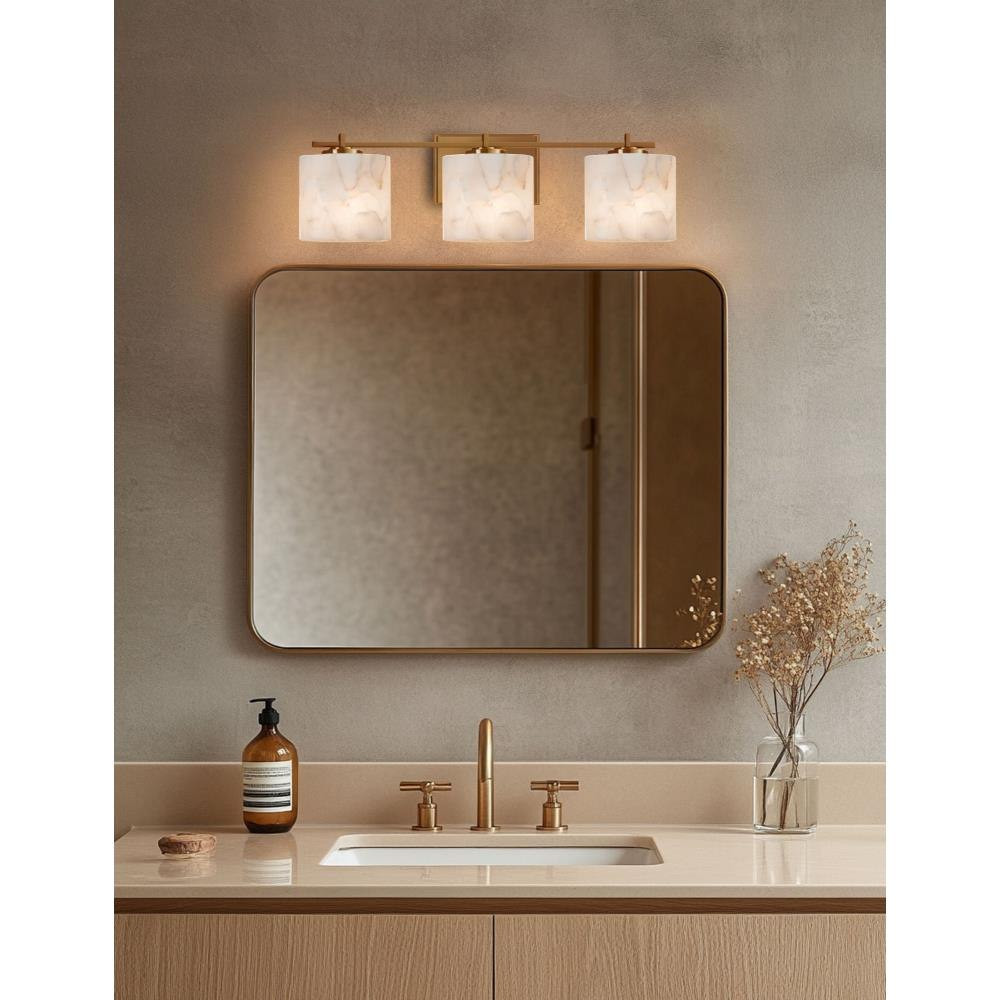 Alabaster Rocks Era 3 Light Oval Vanity Light by Justice Design - ALR-8443-30