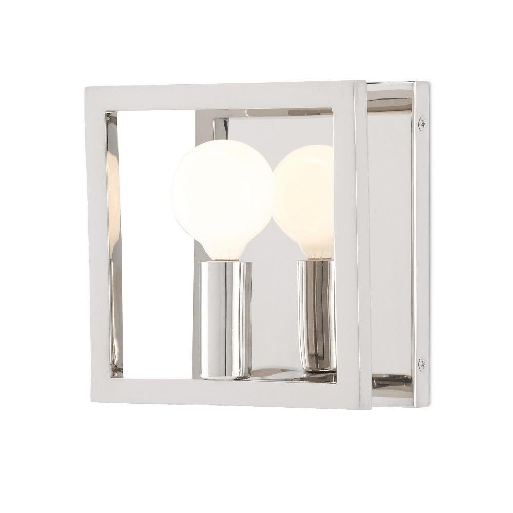 Quadrato 1 Light Wall Sconce by Currey Company - 5900-003