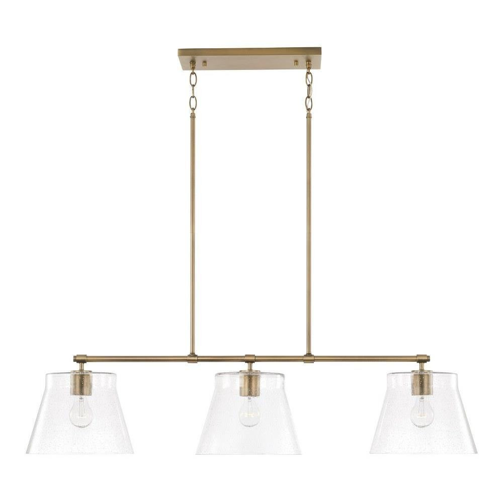 Baker 3 Light Oversized Linear Pendant by Homeplace - 846931