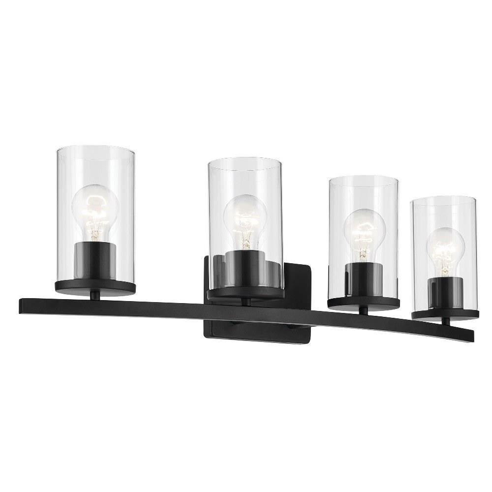Crosby 4 Light Clear Vanity Light by Kichler - 45498C