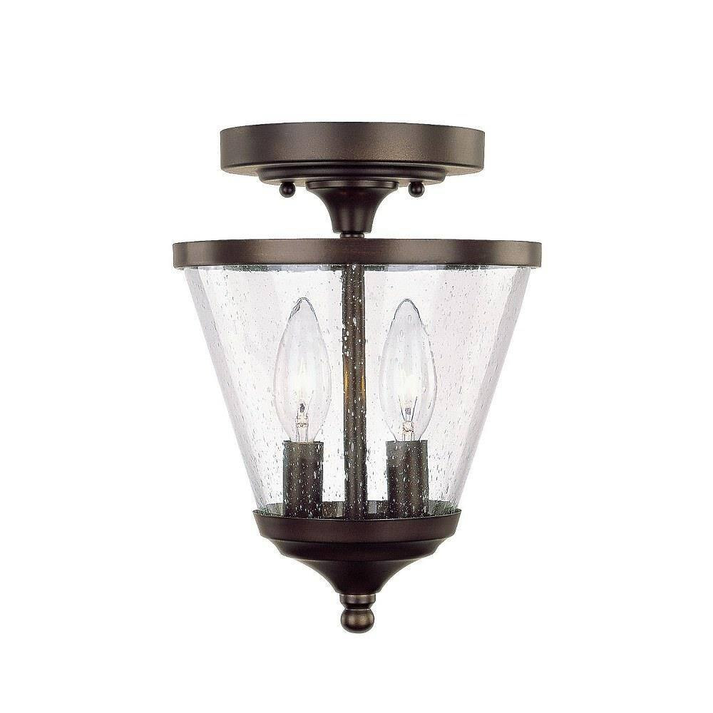 Stanton 2 Light 7.75 Inch Wide Semi Flush Mount by Capital - 4032