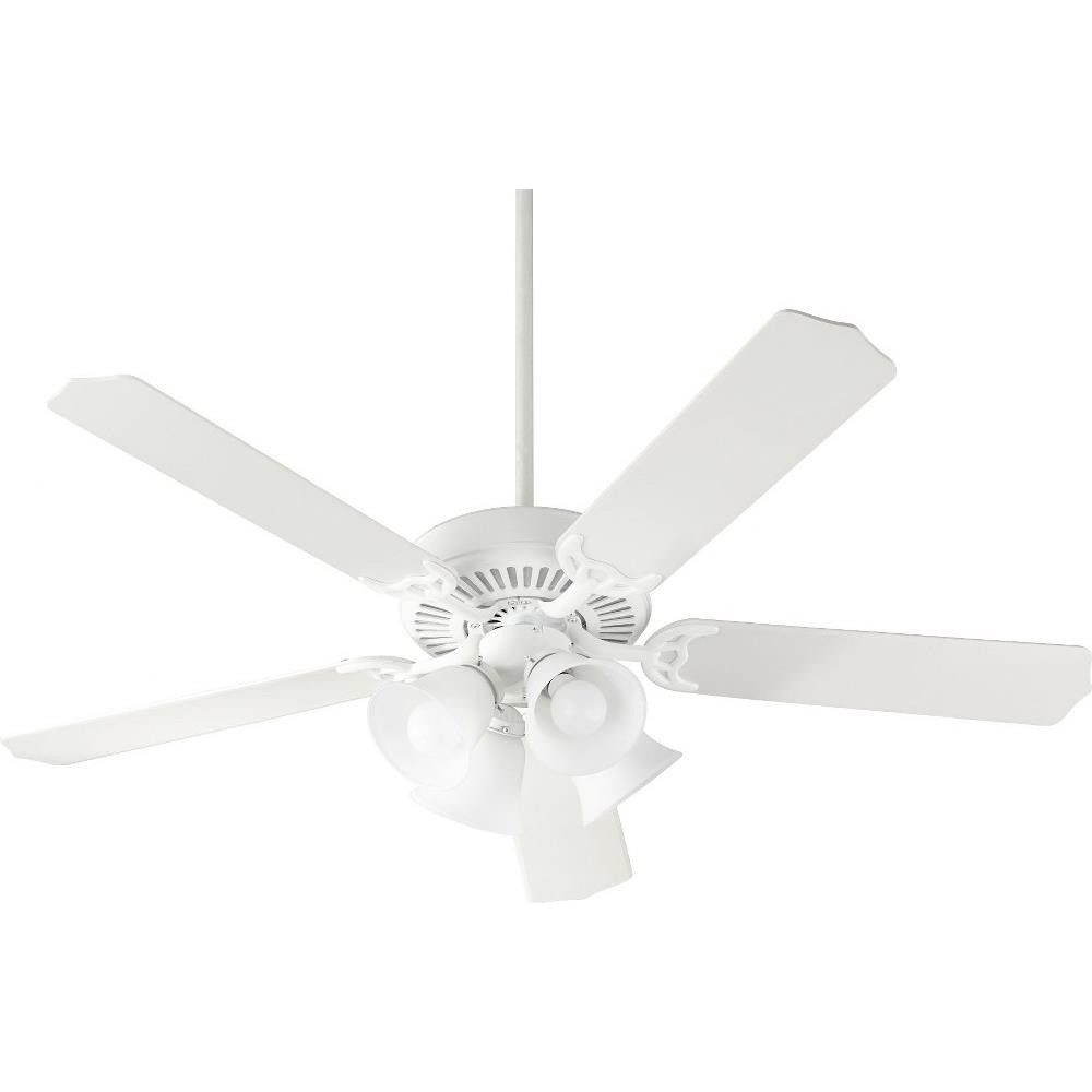 Capri 9 Ceiling Fan 52 inches wide by 17 inches high by Quorum  - 7525-LK
