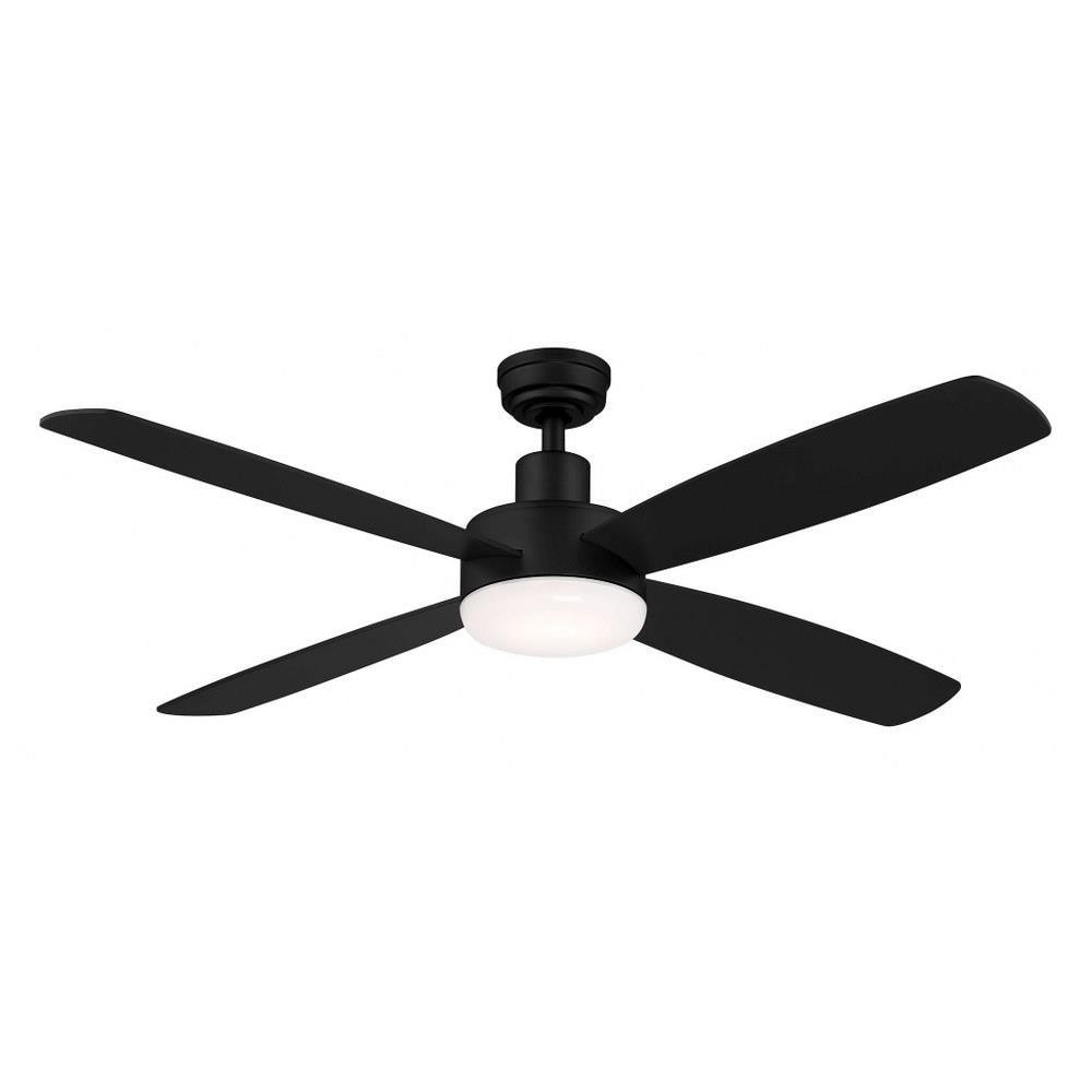 Aeris 4 Blade Ceiling Fan with Light Kit 52 Inches Wide by Wind River Fans - WR1602