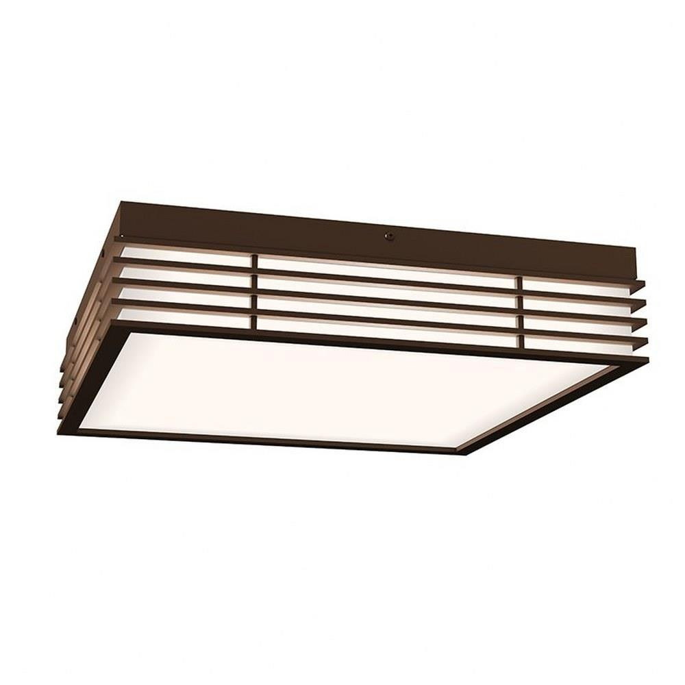 Marue 50W 1 LED 14.75 Inch Wide Square Semi Flush Mount by Sonneman - 7427