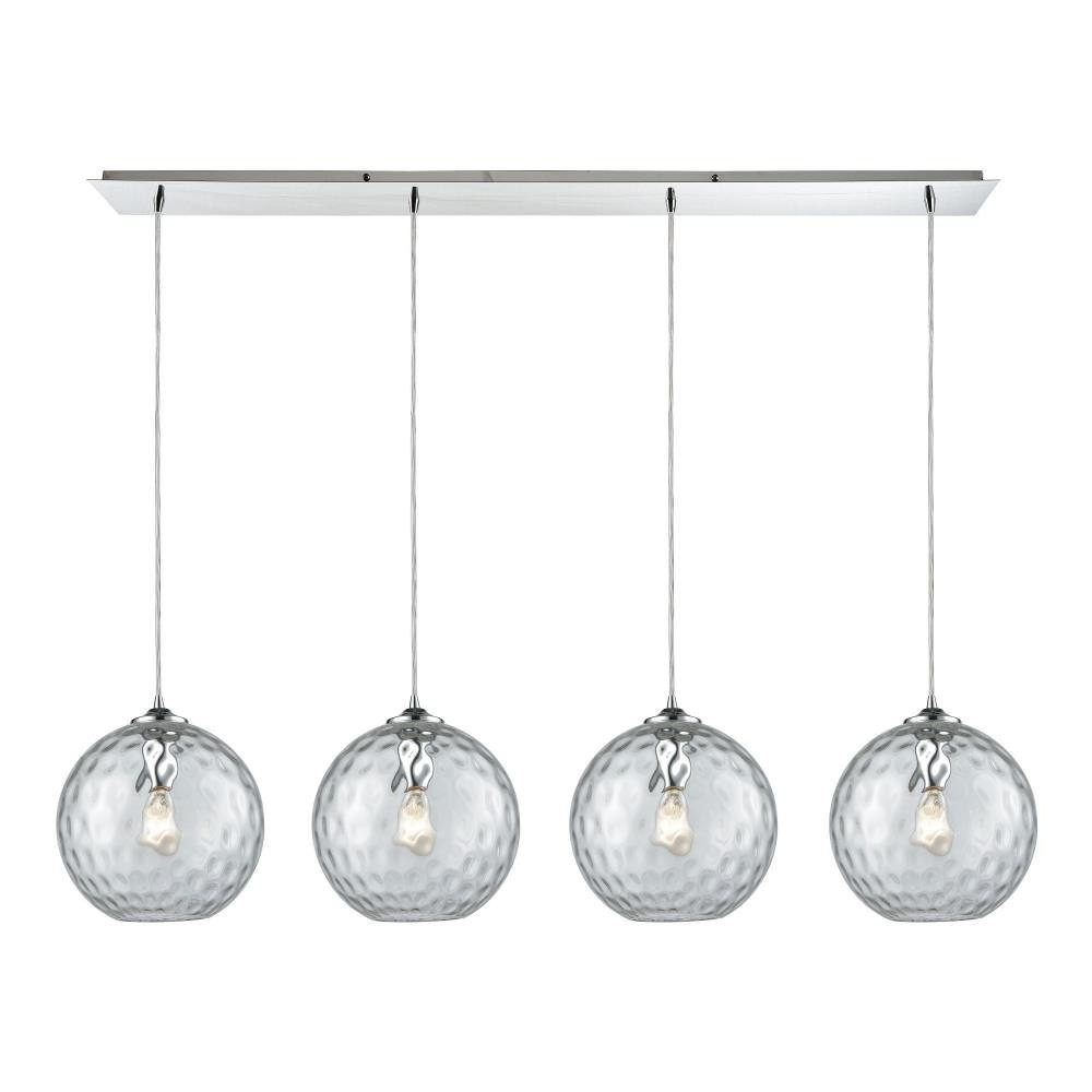 Watersphere 4 Light Oversized Linear Pendant by ELK Home - 31380WT