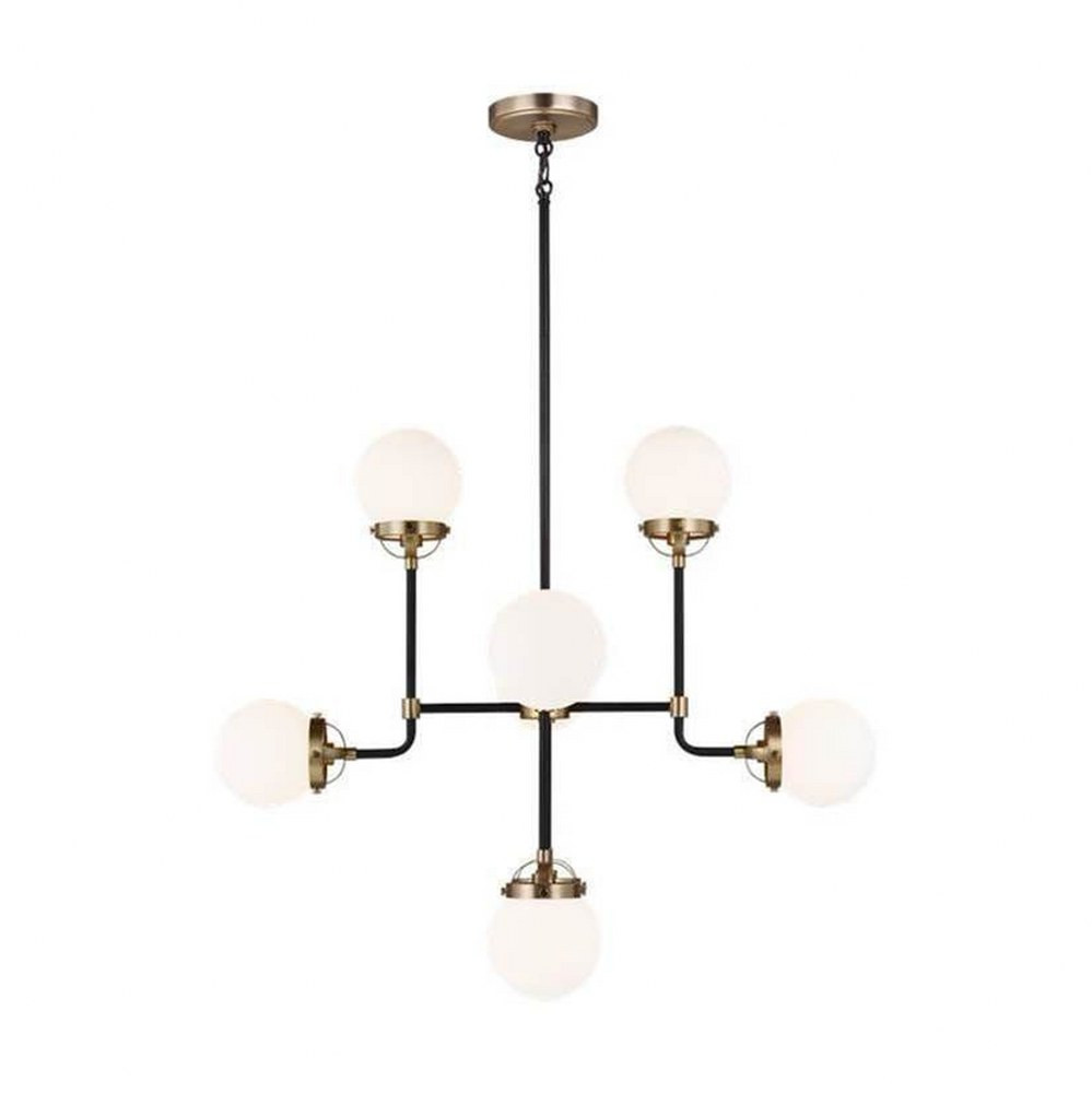 Cafe 8 Light Large Chandelier by Visual Comfort Studio - 3187908