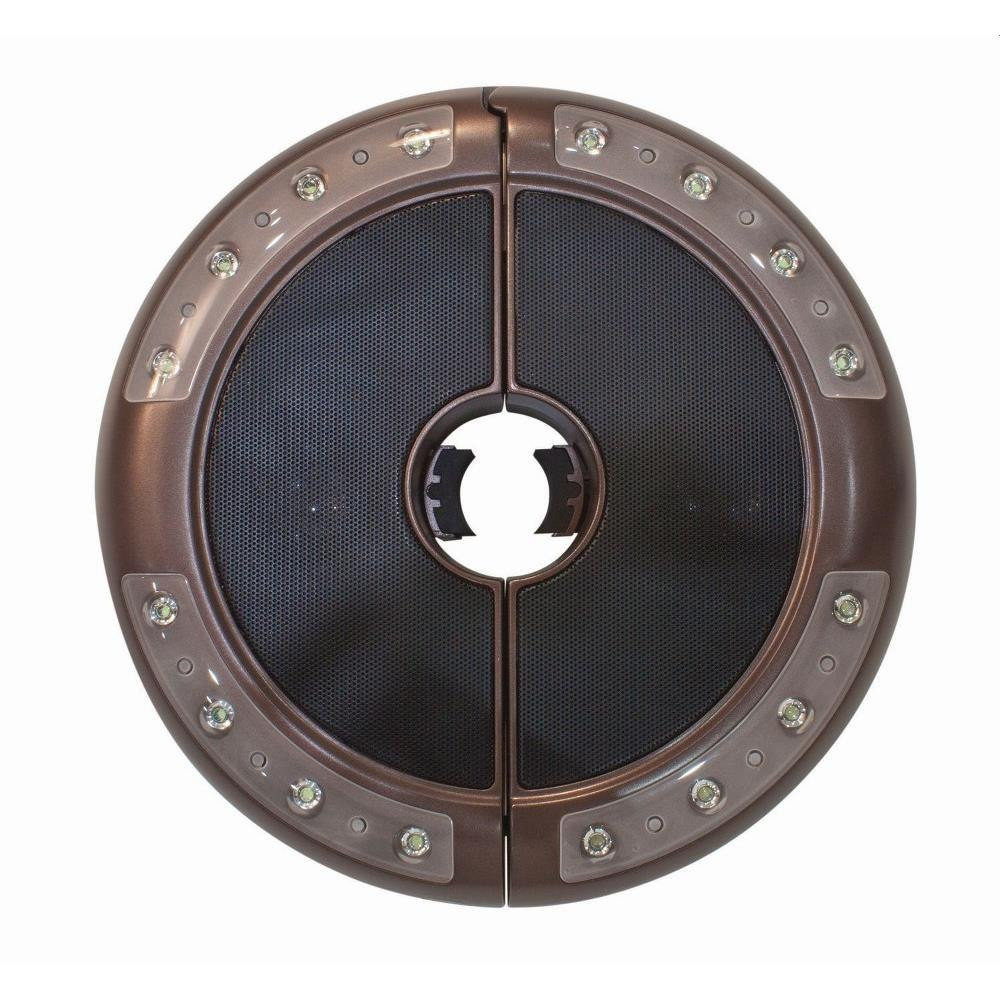 Luna Round Umbrella Light with Bluetooth Speaker by SimplyShade - SS-LUNA
