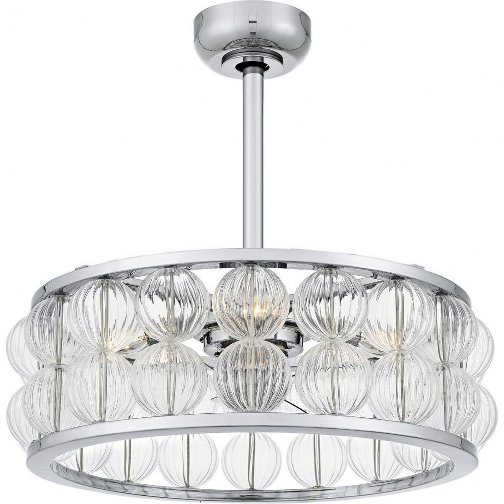 Terrarock 4 Light Fandelier 9.75 Inch Tall and 23 Inch Wide by Quoizel - TRK3123