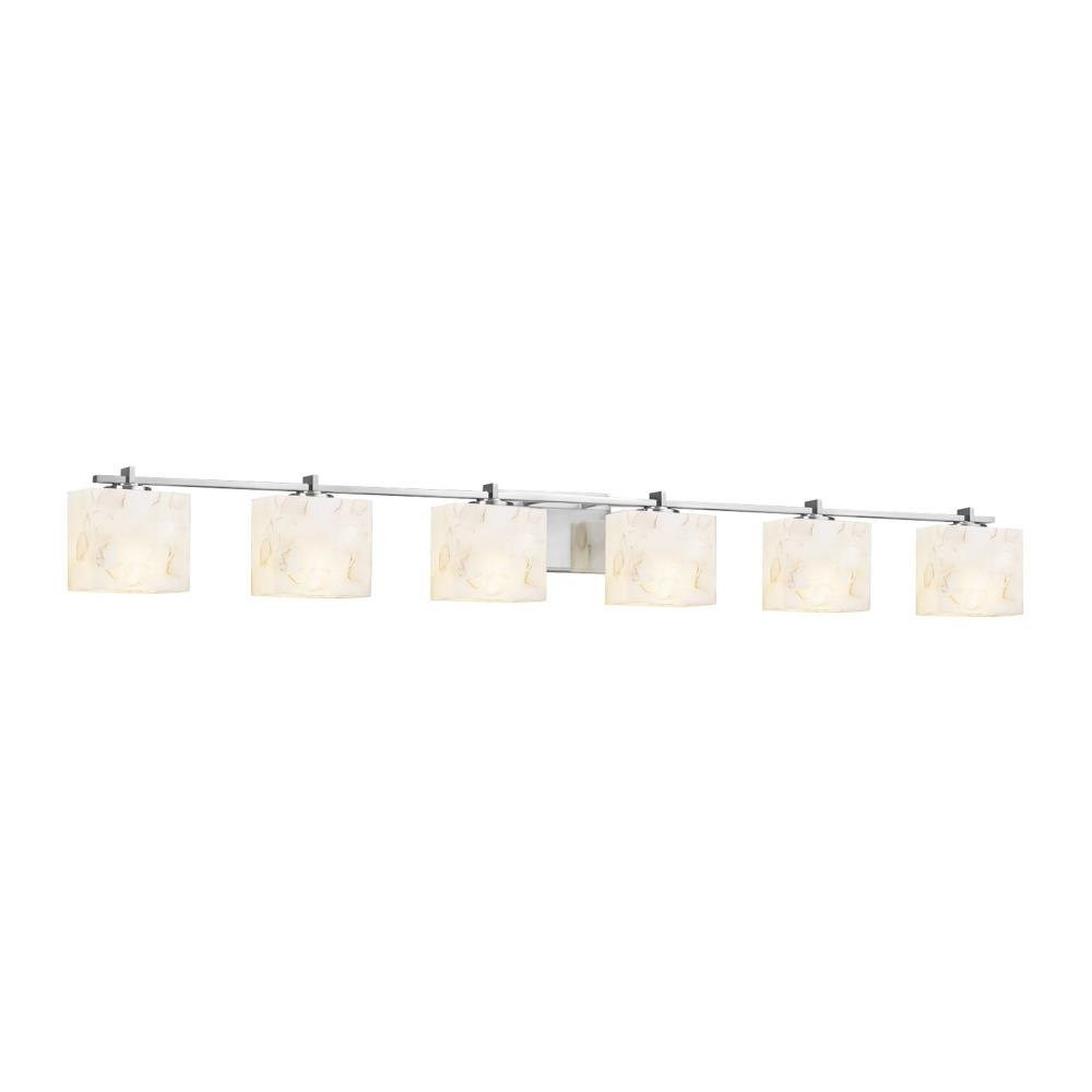 Alabaster Rocks Era 6 Light Vanity Light by Justice Design - ALR-8446-55