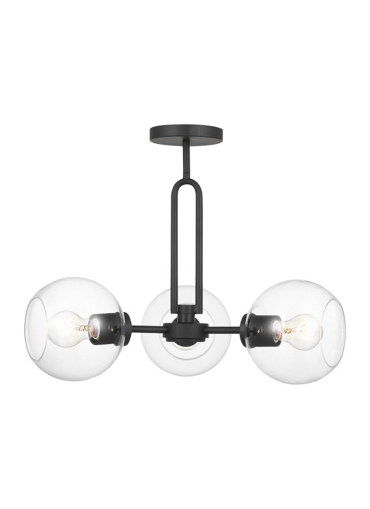 Codyn 3 Light 22 Inch Wide Semi Flush Mount by Visual Comfort Studio - 7755703