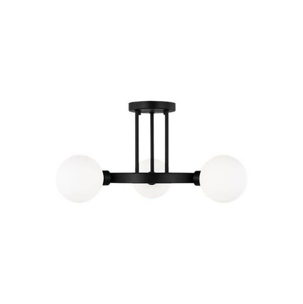 Clybourn 3 Light 21 Inch Wide Semi Flush Mount by Visual Comfort Studio - 7761603