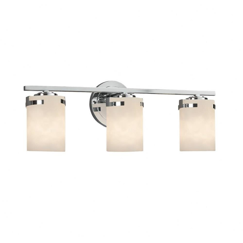 Clouds Atlas 3 Light Vanity Light by Justice Design - CLD-8453-10