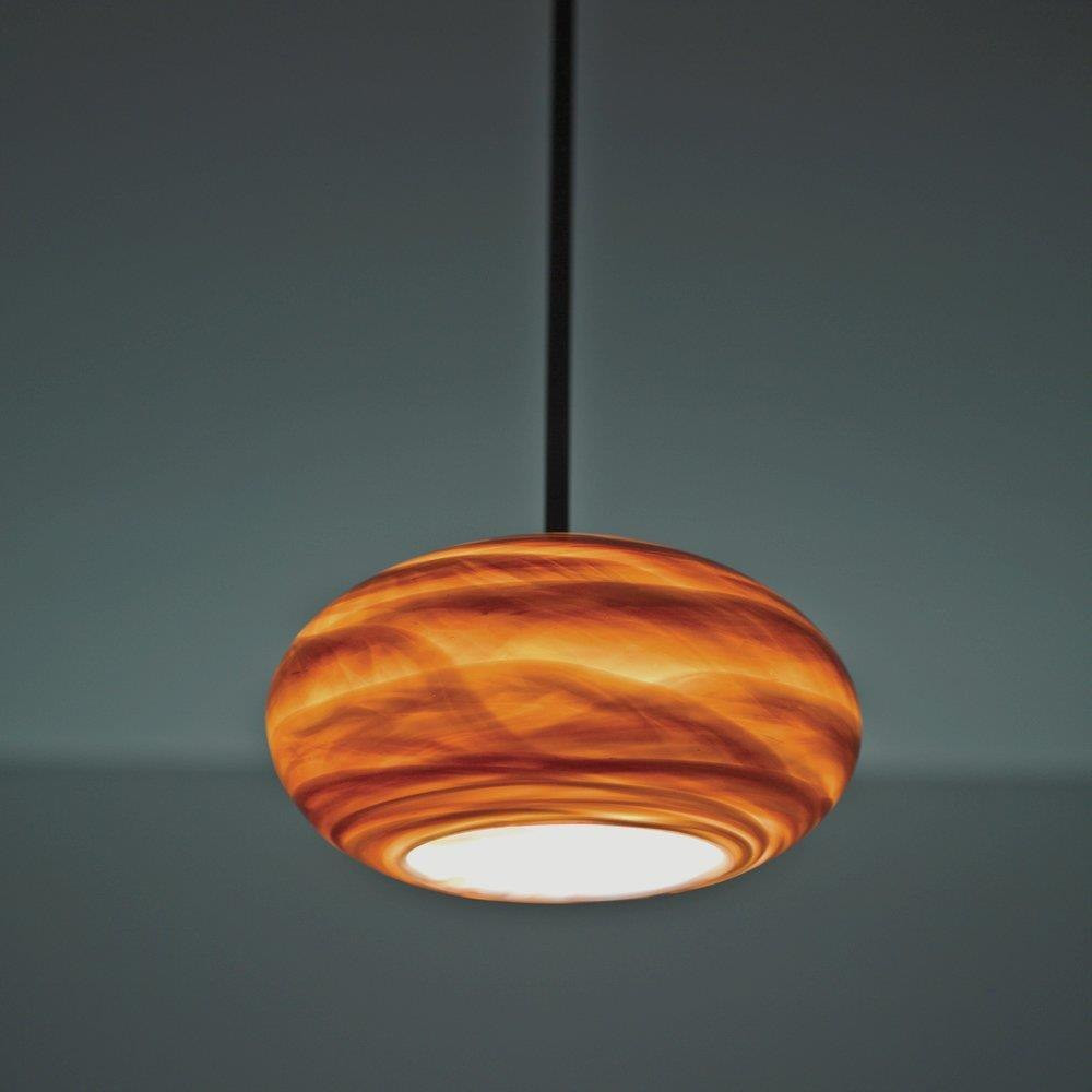 Rose 1 Light 33 Inch Globe Small Pendant by WPT Design - ROSE-GL-33