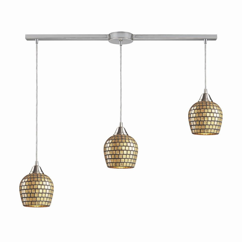 Fusion 3 Light Oversized Linear Pendant by ELK Home - 528-3L