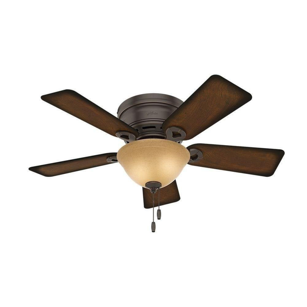 Conroy 42 Inch Low Profile Ceiling Fan with LED Light Kit by Hunter Fans - 1000072