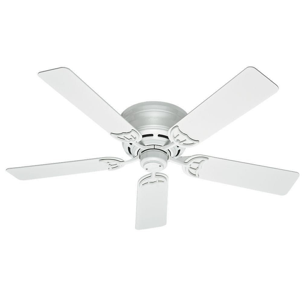 Low Profile 52 Inch Low Profile Ceiling Fan with Pull Chain by Hunter Fans - 1000290