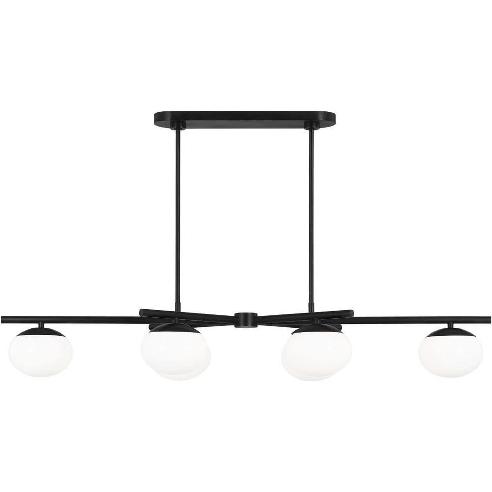 Lune 4 Light Oversized Linear Chandelier by Visual Comfort Studio - EC1264
