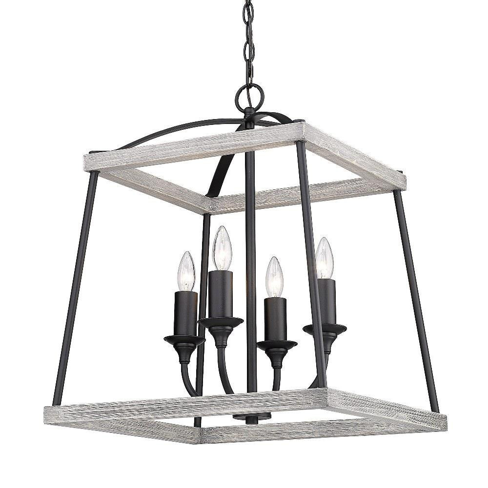 Teagan 4 Light Pendant by Golden - 3184-4P