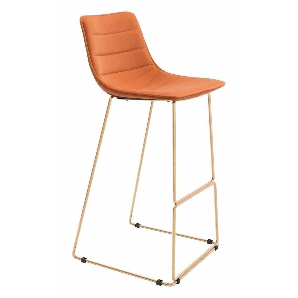 Adele Bar Chair 40.2 Inches Tall and 18.5 Inches Wide by Zuo Modern - 101460