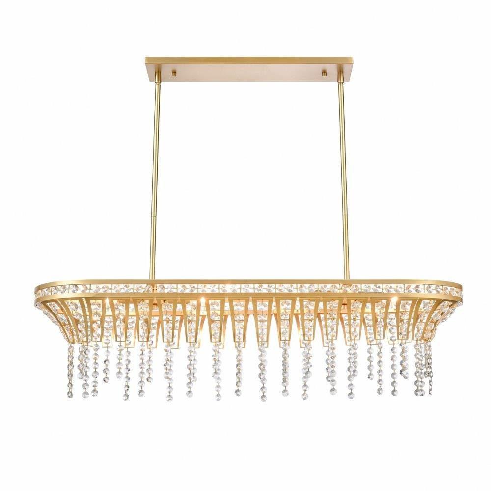 Fantania 4 Light Oversized Linear Chandelier by ELK Home - 82226/4