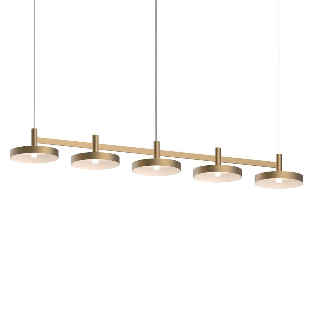 Systema Staccato 21W 1 LED Oversized Pan Shade Linear Pendant by Sonneman - SS_1785_PAN