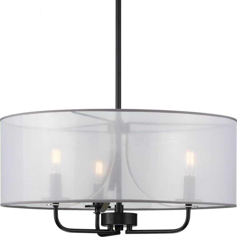 Riley 3 Light Large Pendant by Progress - P500243
