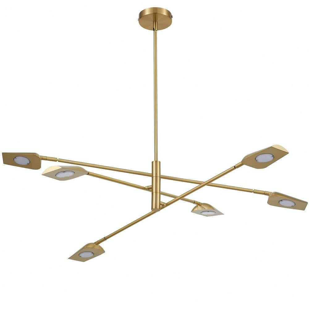 Cari 6 LED Light Oversized 3 Tier Chandelier by Dainolite - CAR-4030LEDC