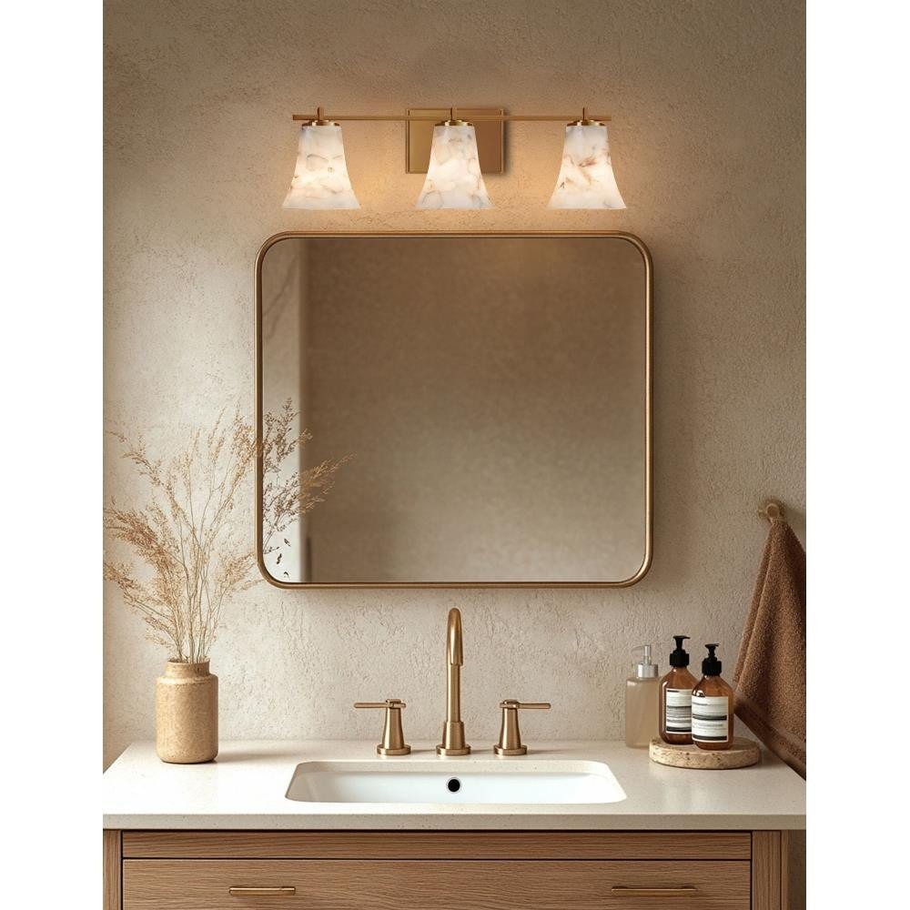 Alabaster Rocks Era 3 Light Round Vanity Light by Justice Design - ALR-8443-20