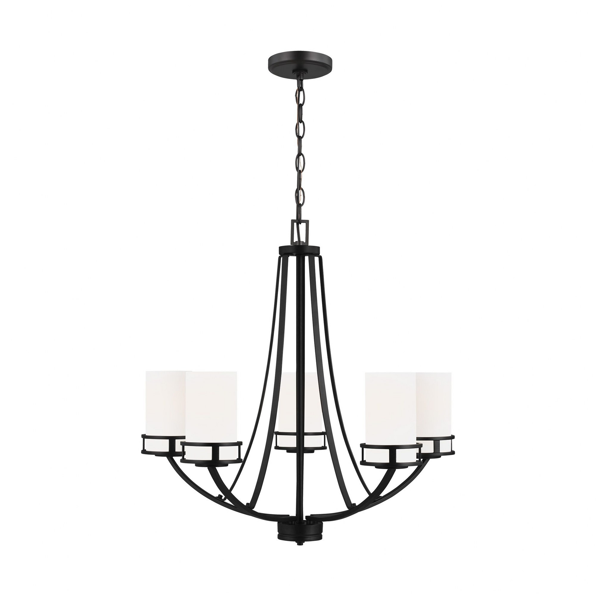 Craftsman Farmhouse Five Light Chandelier - 73-BEL-4169543