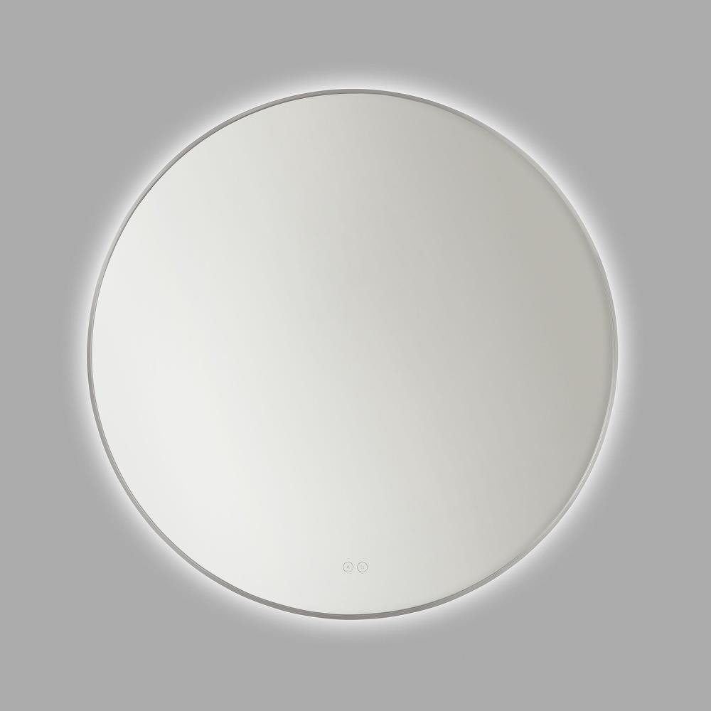 Cadre 39W 1 LED Round Framed Mirror 36 Inch and 36 Inch Wide by Generation - MREL1431