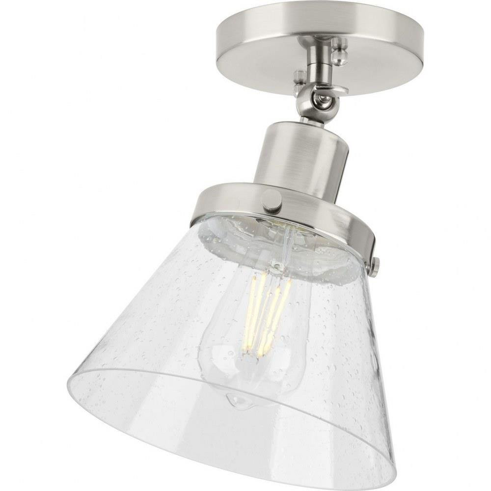 Hinton 1 Light 8 Inch Wide Flush Mount by Progress - P350198