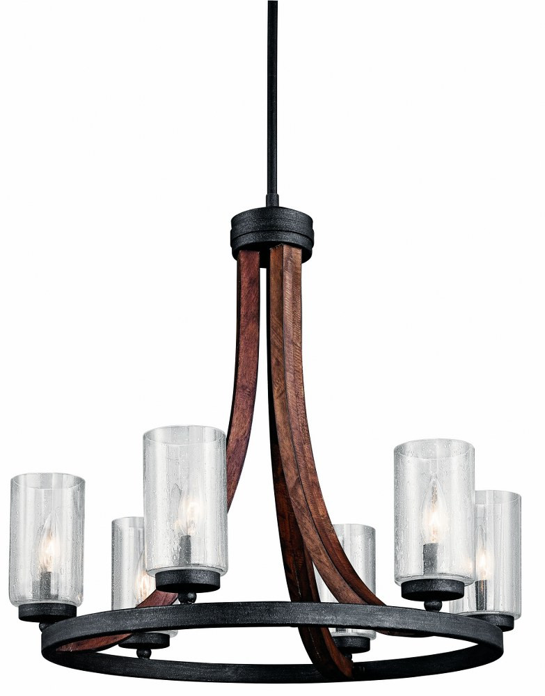 Grand Bank 6 Light Medium Chandelier by Kichler - 43193