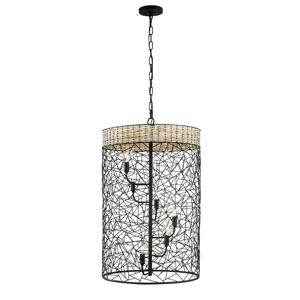 Cayman 6 Light Large Foyer Pendant by Varaluz - 362F06