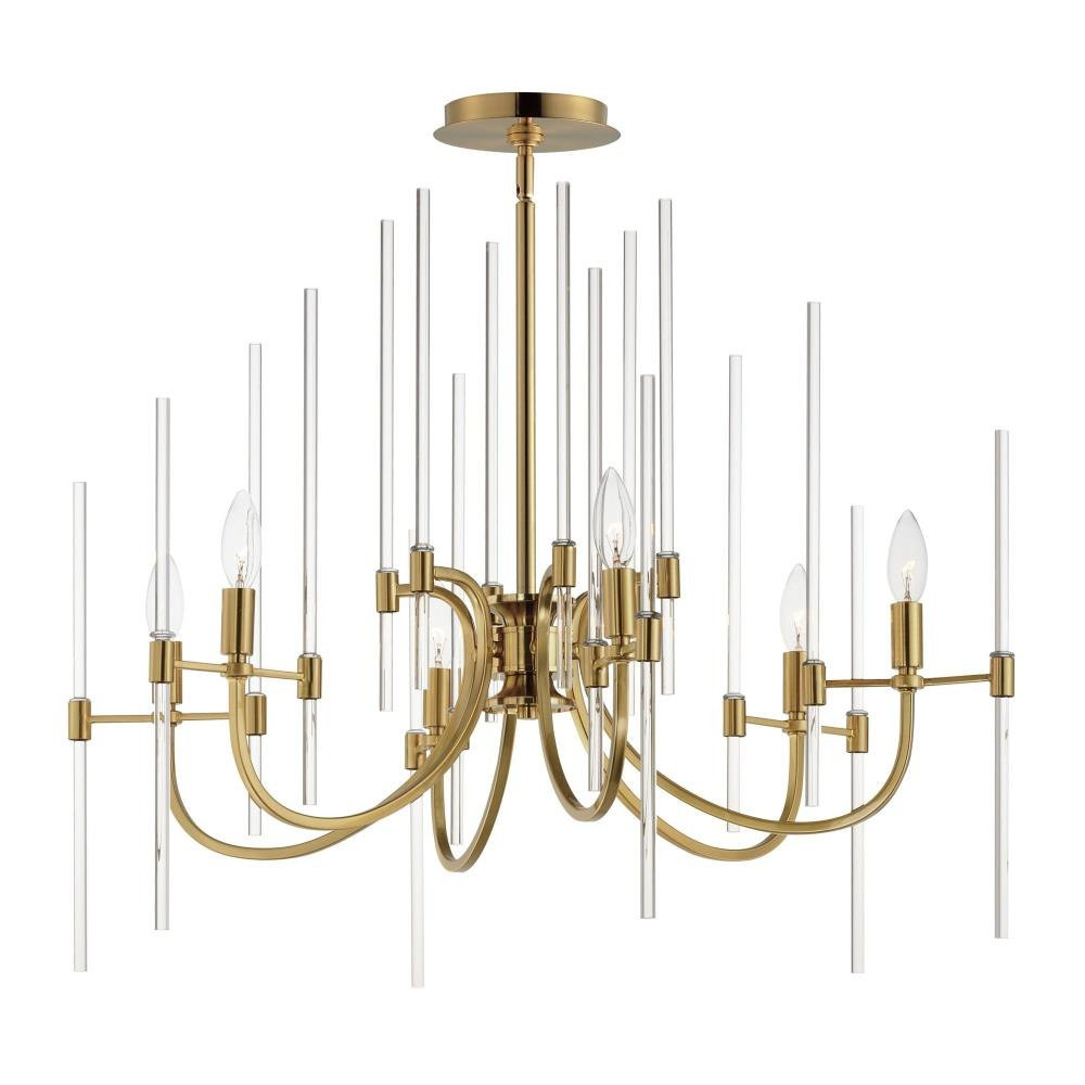 Divine 6 Light Large Chandelier by Maxim - 38407