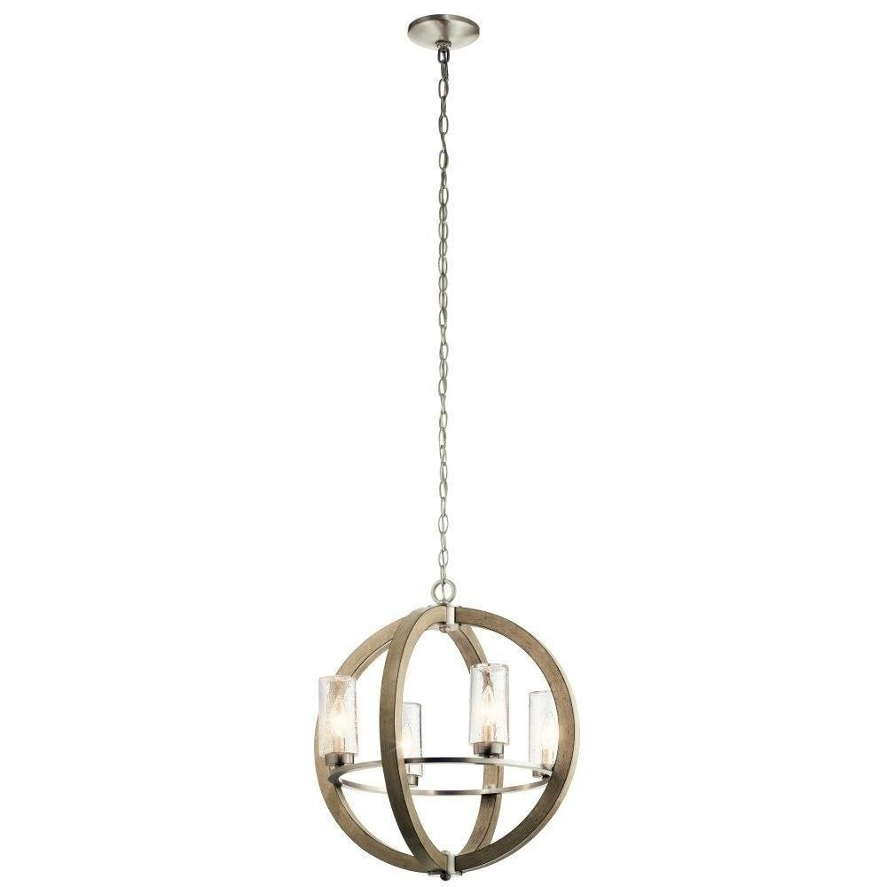 Grand Bank 4 Light Small Outdoor Chandelier by Kichler - 49791