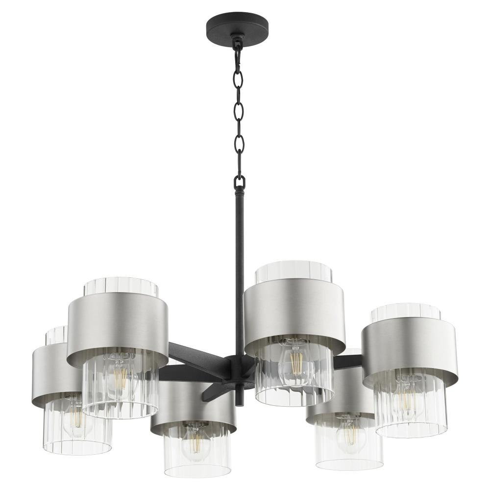 Epsilon 6 Light Oversized Chandelier by Quorum - 683-6-69