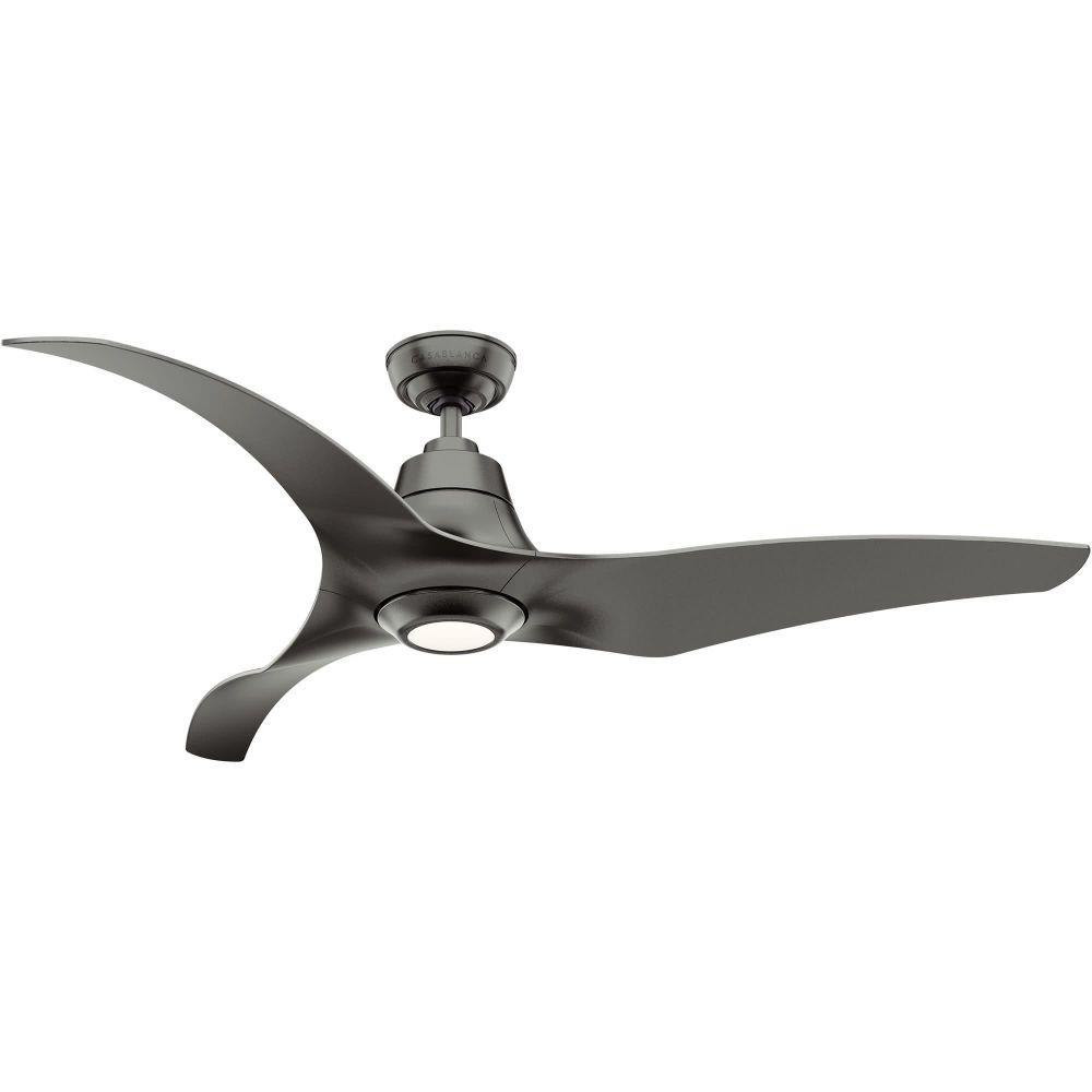 Stingray 3 Blade Ceiling Fan with Light Kit 60 Inch Wide by Casablanca Fans - 53510