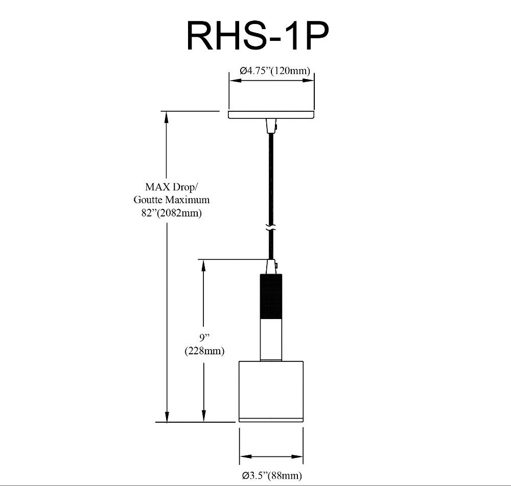 RHS-1P-AGB | dimension