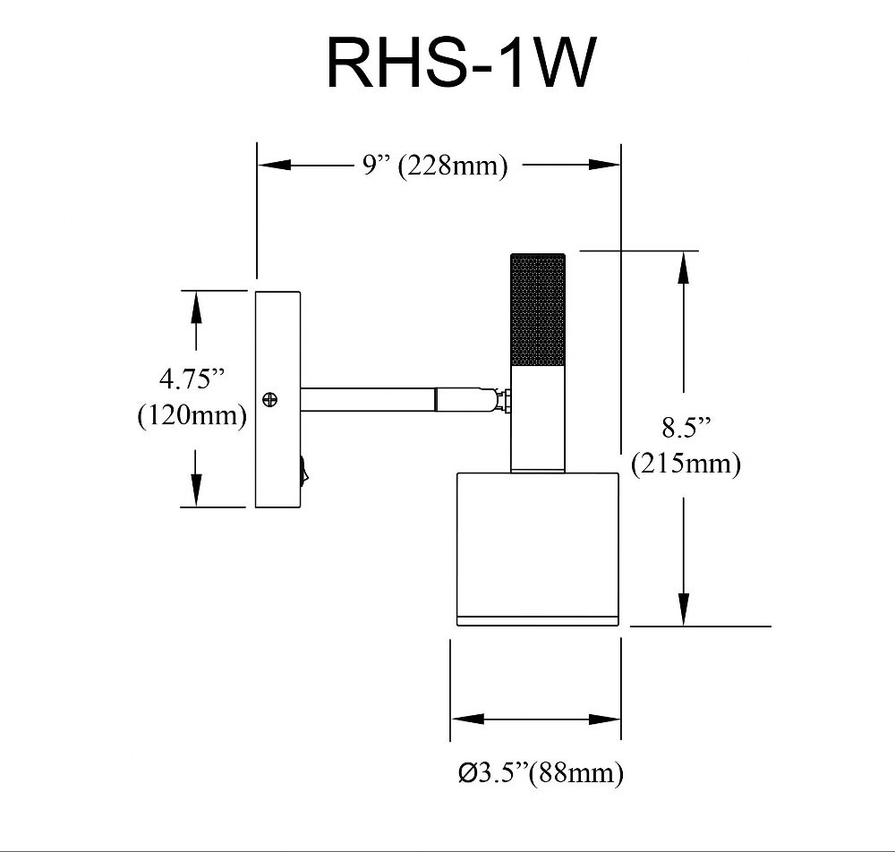 RHS-1W-AGB | dimension