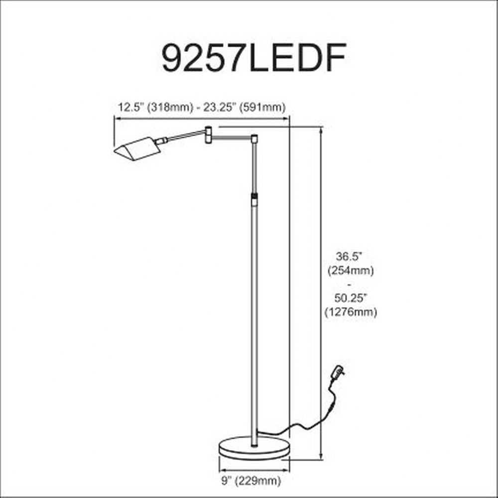 9257ledf-sn | dimension