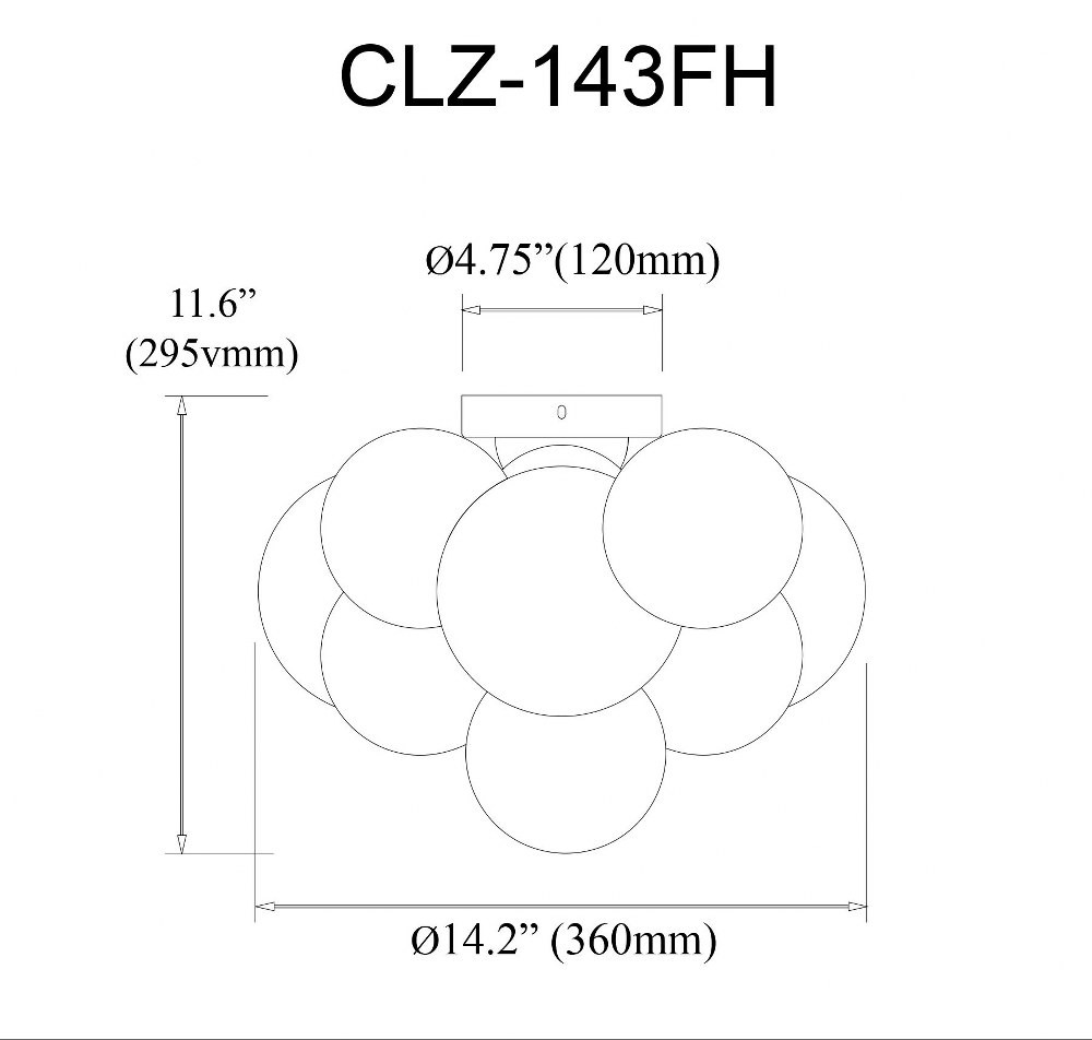 CLZ-143FH-AGB | dimension