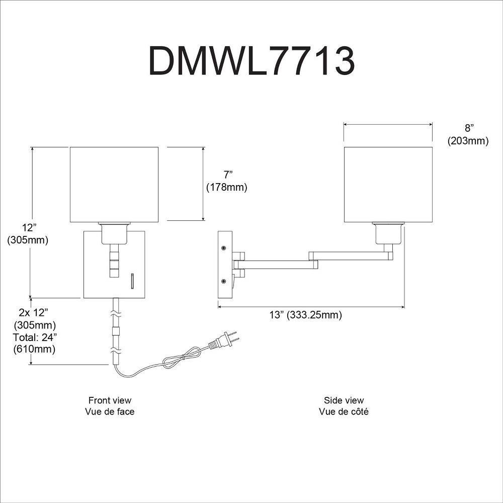 DMWL7713-AGB | dimension