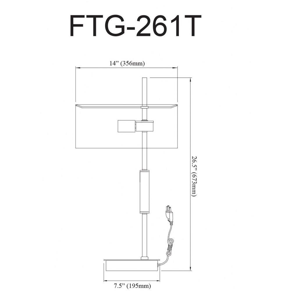 FTG-261T-AGB-WH | dimension