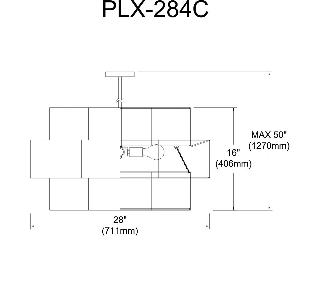 plx-284c-mb-bk | dimension