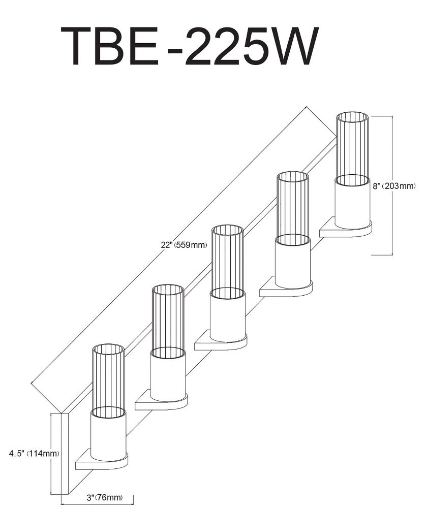 TBE-225W-MB | dimension
